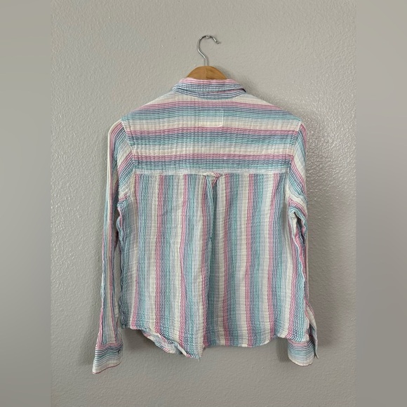 Rails - Ellis Button-Down Shirt in Iris Stripe - Picture 6 of 12